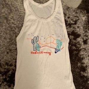 Take It Easy ribbed tank